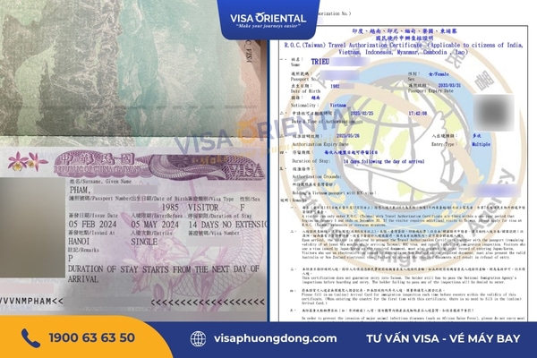 2 loại visa thăm thân Đài Loan