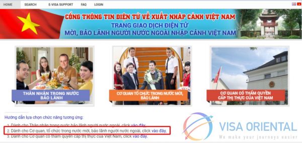 Điền mẫu NA2 Cục Quản lý Xuất nhập cảnh online