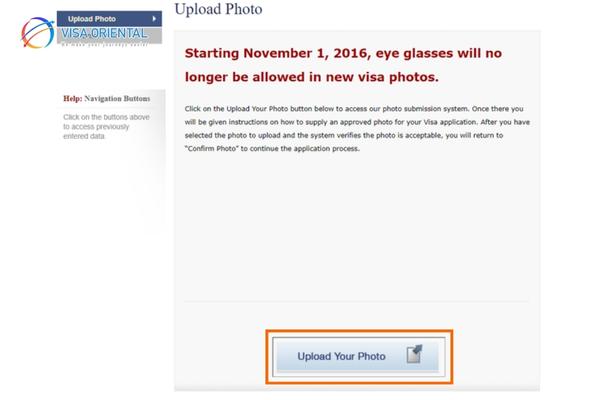 Đăng tải hình ảnh để xin thị thực Hoa Kỳ