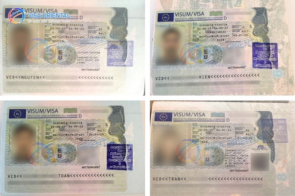 Hình ảnh kết quả thị thực đi Đức công tác