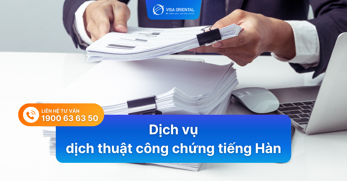 Bảng giá dịch thuật công chứng tiếng Hàn