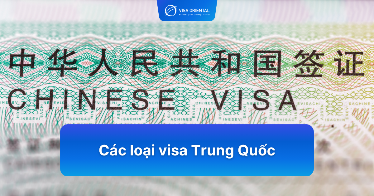 Các loại thị thực Trung Quốc