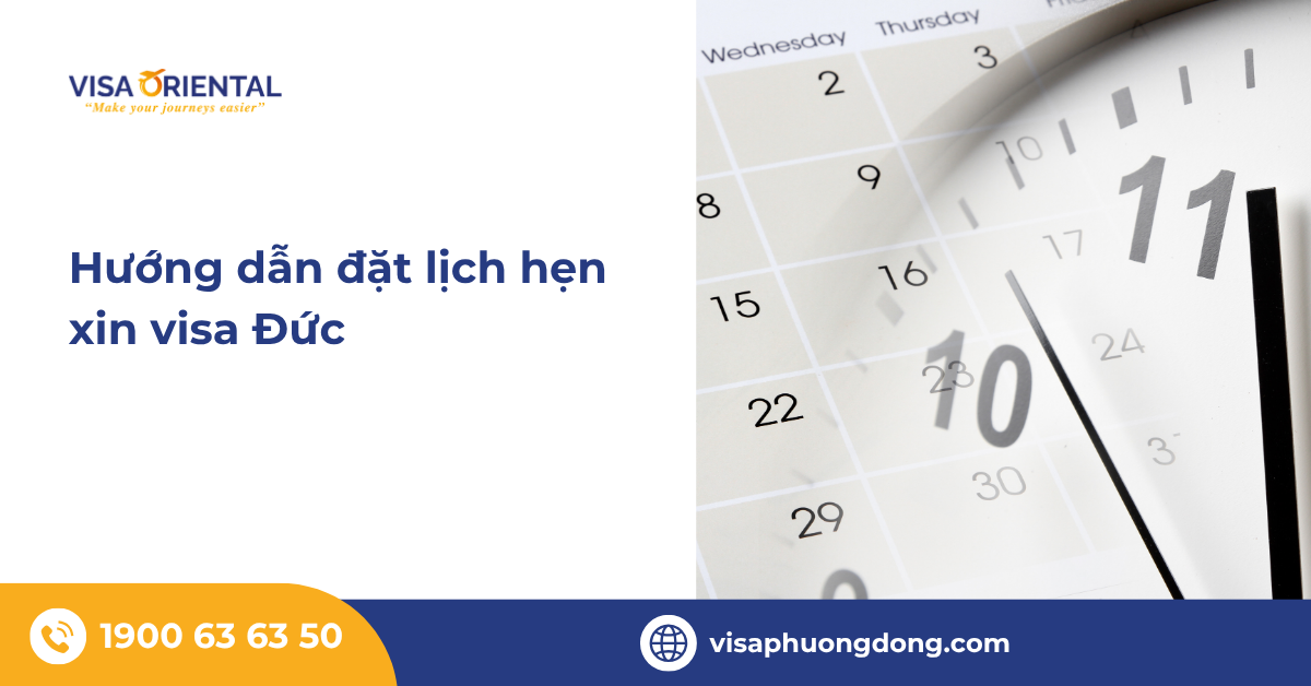 Cách đặt lịch hẹn xin visa Đức