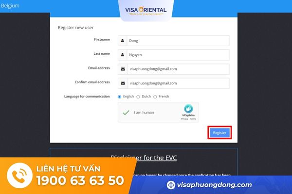 Nhập họ tên và email để đăng ký tài khoản