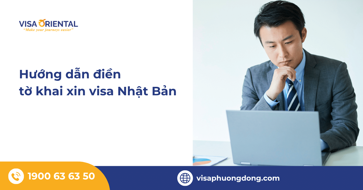 Cách điền tờ khai xin visa Nhật Bản