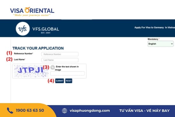 Cách tra cứu tình trạng visa Đức
