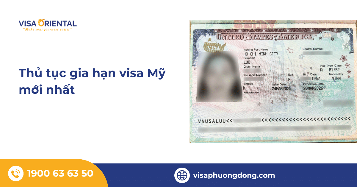 Cập nhật thủ tục gia hạn visa Mỹ