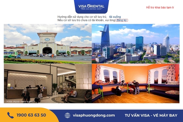 Đăng ký tài khoản để khai báo tạm trú