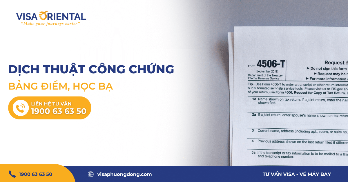 Dịch thuật công chứng học bạ