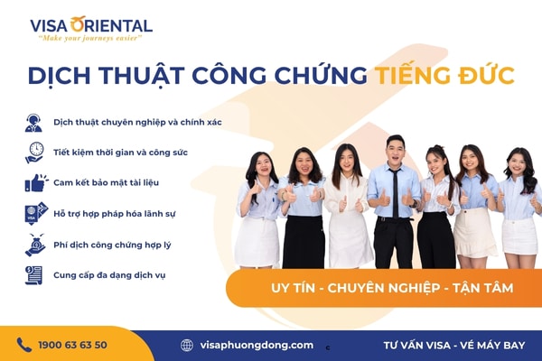 Dịch vụ dịch thuật công chứng tiếng Đức uy tín