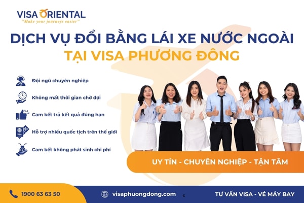 Dịch vụ đổi bằng lái xe cho người nước ngoài uy tín