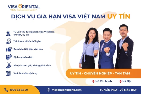 Dịch vụ gia hạn visa Việt Nam uy tín