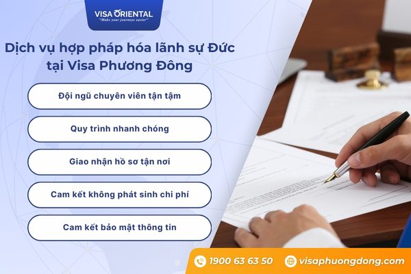 Dịch vụ hợp pháp hóa lãnh sự Đức