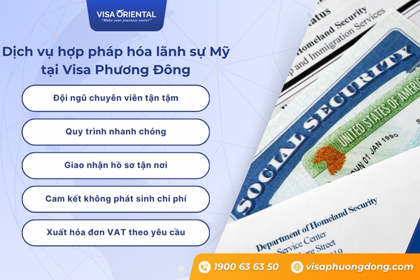 Dịch vụ hợp pháp hóa lãnh sự Mỹ uy tín