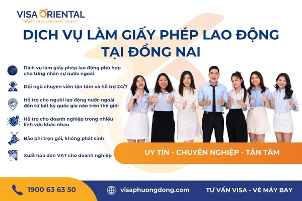 Dịch vụ làm giấy phép lao động tại Đồng Nai