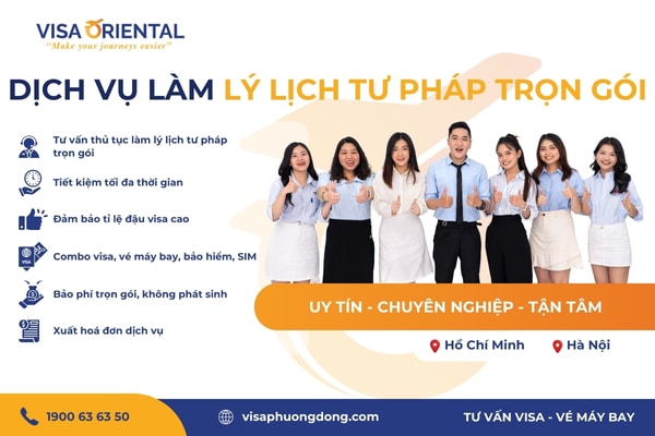 Dịch vụ làm lý lịch tư pháp trọn gói