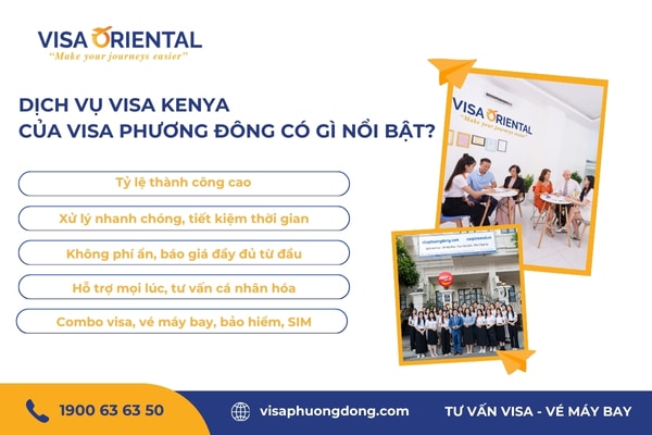 Dịch vụ làm visa Kenya tại Visa Phương Đông