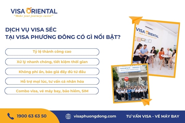 Dịch vụ làm visa Séc