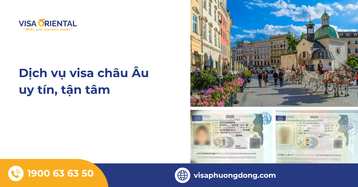 Dịch vụ visa châu Âu uy tín, tận tâm