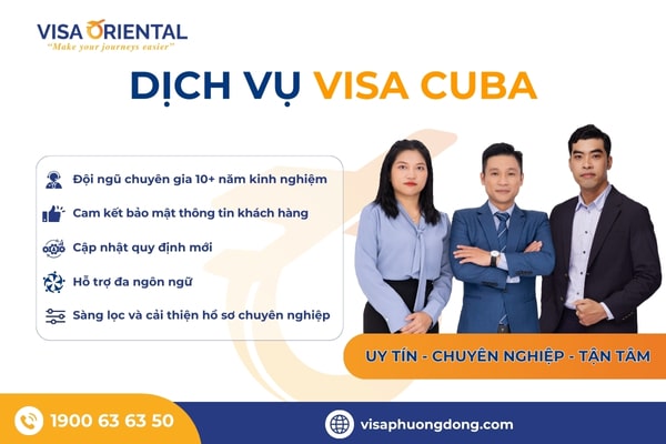 Dịch vụ visa Cuba chuyên nghiệp