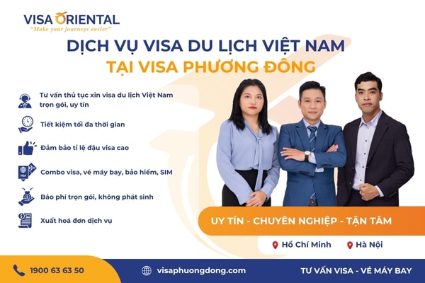 Dịch vụ visa du lịch Việt Nam