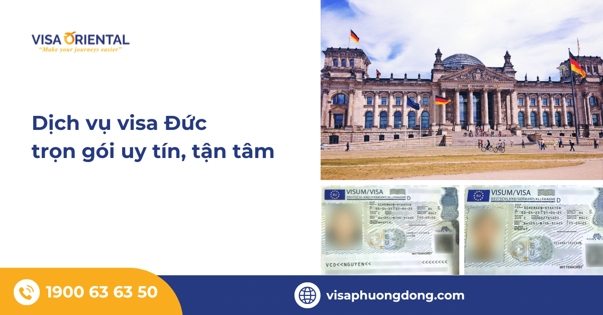 Dịch vụ visa Đức trọn gói uy tín