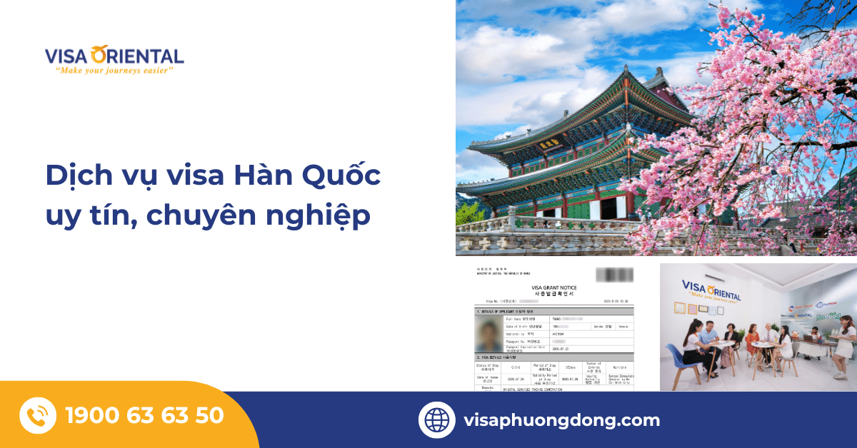 Dịch vụ visa Hàn Quốc uy tín, chuyên nghiệp