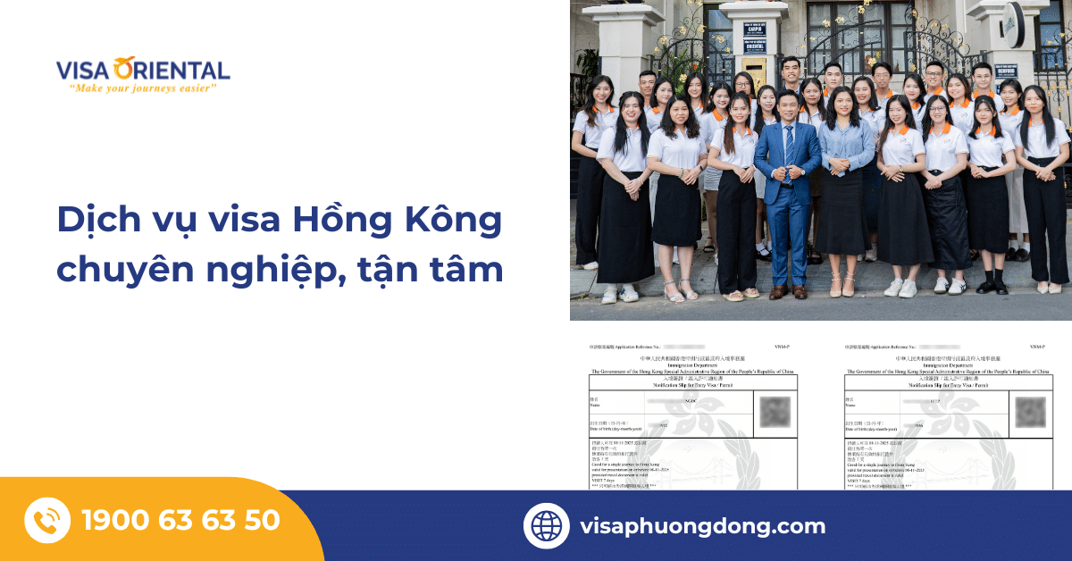 Dịch vụ visa Hồng Kông trọn gói uy tín