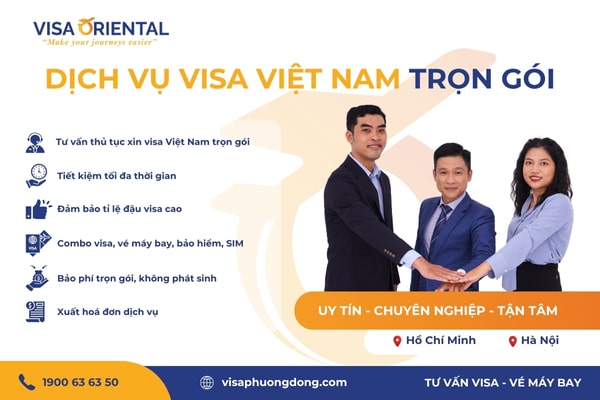 Dịch vụ visa Việt Nam trọn gói