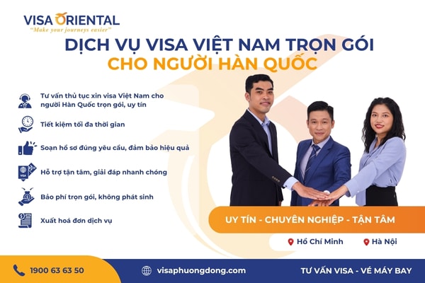 Dịch vụ visa Việt Nam trọn gói