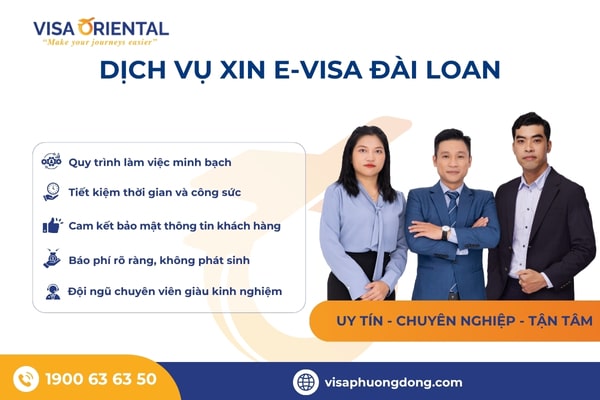 Dịch vụ xin e-visa Đài Loan