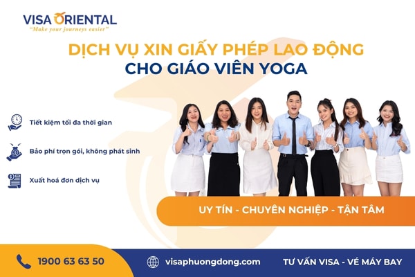 Dịch vụ xin giấy phép lao động cho giáo viên yoga