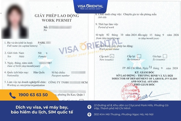 Dịch vụ xin giấy phép lao động cho người Hàn Quốc