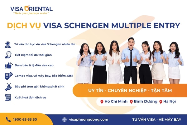 Dịch vụ xin visa Schengen multiple entry trọn gói