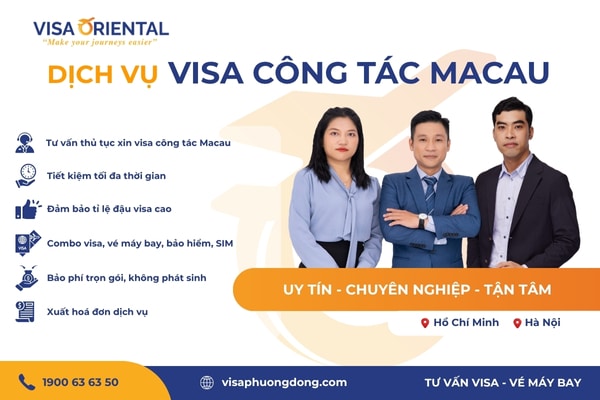 Dịch vụ xin visa công tác Macau cho doanh nghiệp