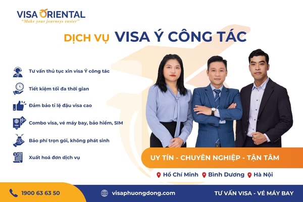 Dịch vụ visa công tác Ý trọn gói