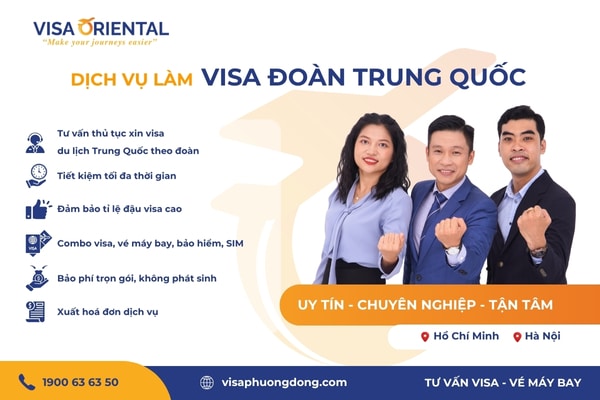 Dịch vụ làm visa đoàn đi Trung Quốc