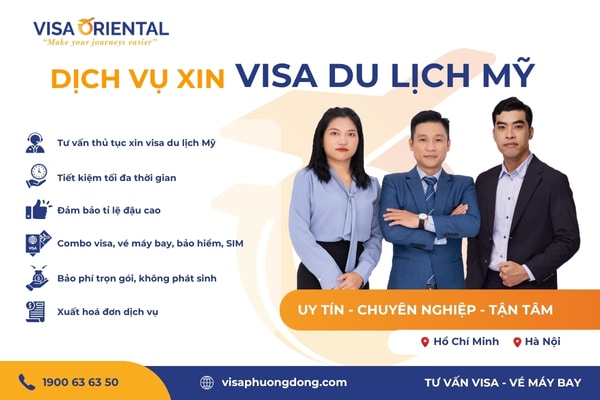 Dịch vụ xin visa du lịch Mỹ trọn gói