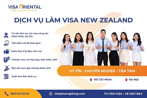Dịch vụ xin visa du lịch New Zealand