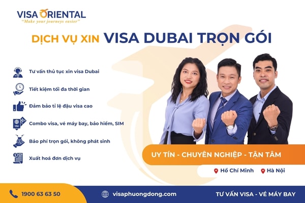 Dịch vụ visa Dubai trọn gói, uy tín trên toàn quốc