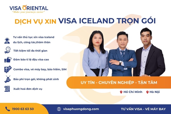 Công ty chuyên dịch vụ làm visa Iceland uy tín trên toàn quốc