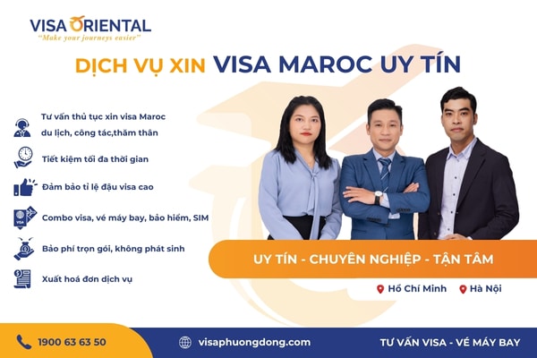 Dịch vụ visa Maroc uy tín trên toàn quốc