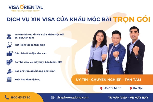 Dịch vụ xin visa ở cửa khẩu Mộc Bài