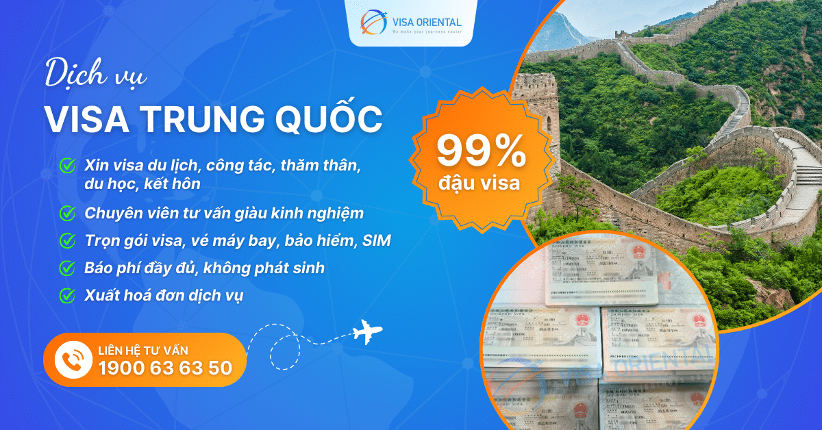 Dịch vụ xin visa Trung Quốc