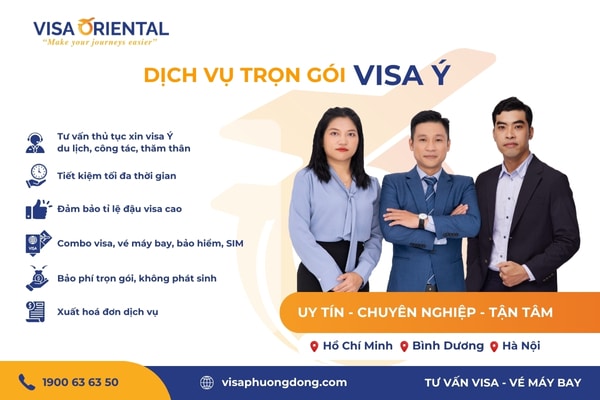 Dịch vụ visa Ý trọn gói