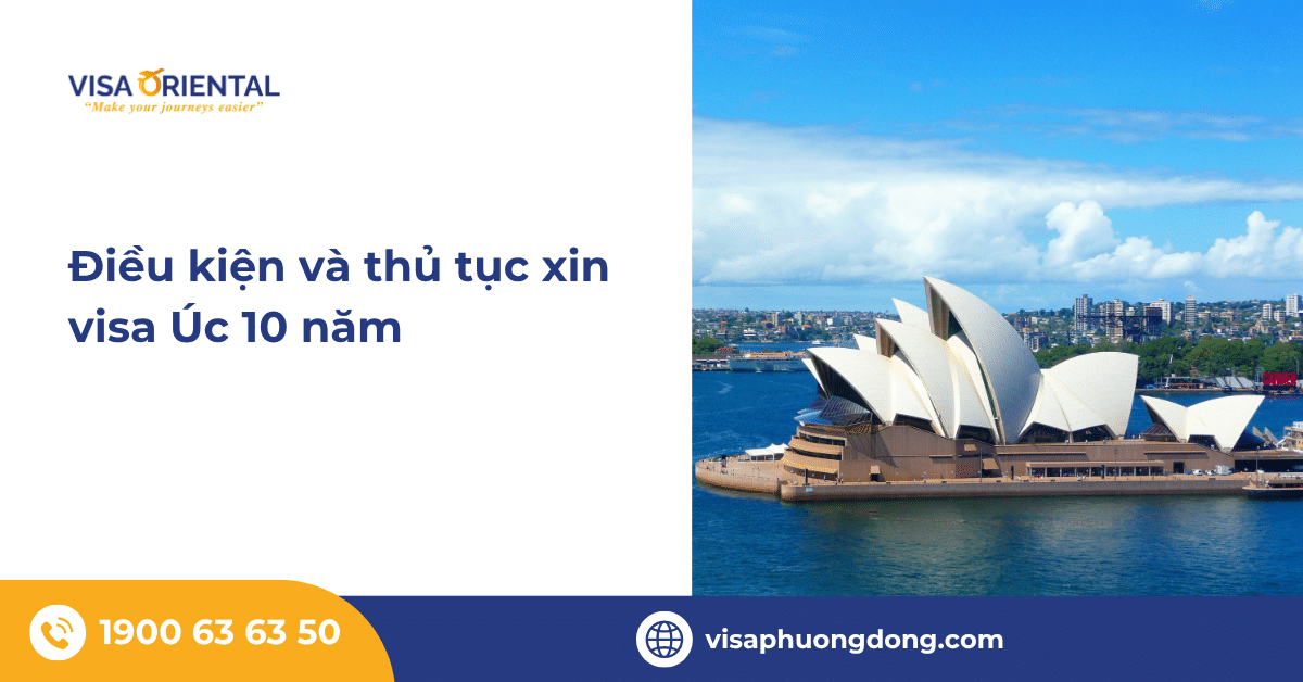 Điều kiện xin visa Úc 10 năm
