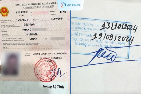 Gia hạn visa Việt Nam cho người nước ngoài