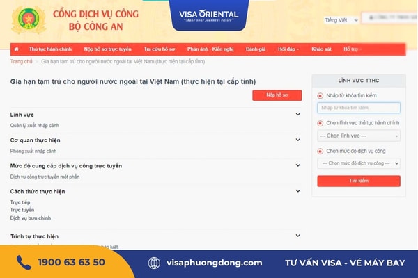 Gia hạn visa Việt Nam cho người nước ngoài
