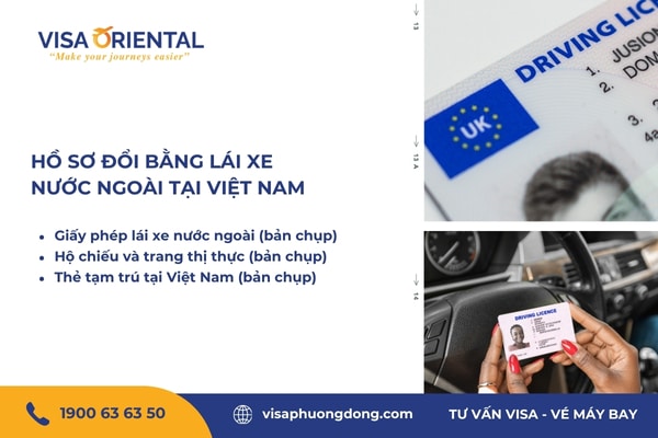 Hồ sơ đổi bằng lái xe cho người nước ngoài