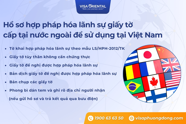 Hồ sơ hợp pháp hóa lãnh sự nước ngoài